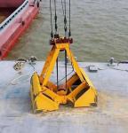 Multi Functional Four Ropes Grab Bucket Orange Yellow Color 440V 60Hz