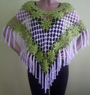 women yarn knitted hollow out crochet poncho to keep warm and fashion shawls