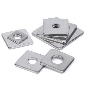 China Stainless Steel Square Plate Washers OEM Galvanized Large Metal Square Washers wholesale