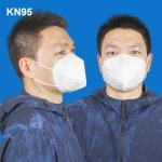 Folding Half Face N95 Medical Masks , Anti Dust Mask 4 Ply Comfortable Breathing