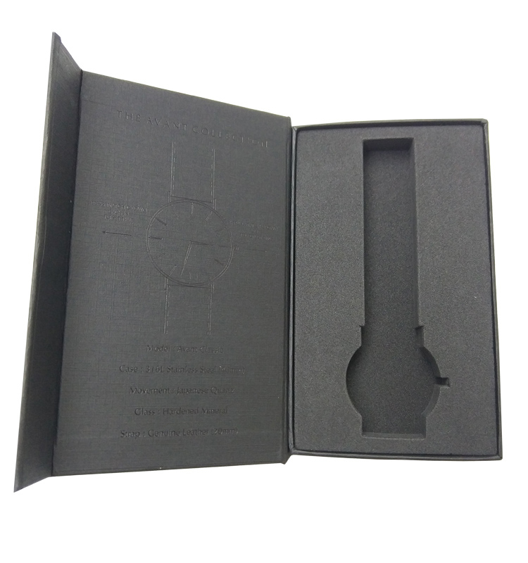 Jewelry Watch Eyewear Packaging Paper Box With Magnetic Closure And EVA Insert