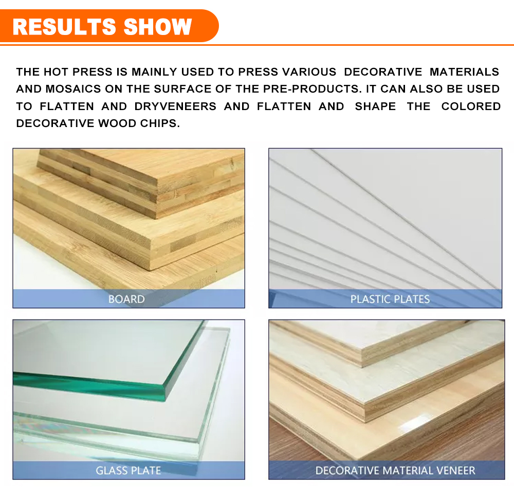 Wooden Moulded Door Laminate Wood Hot Press Machine with High Productivity and Good