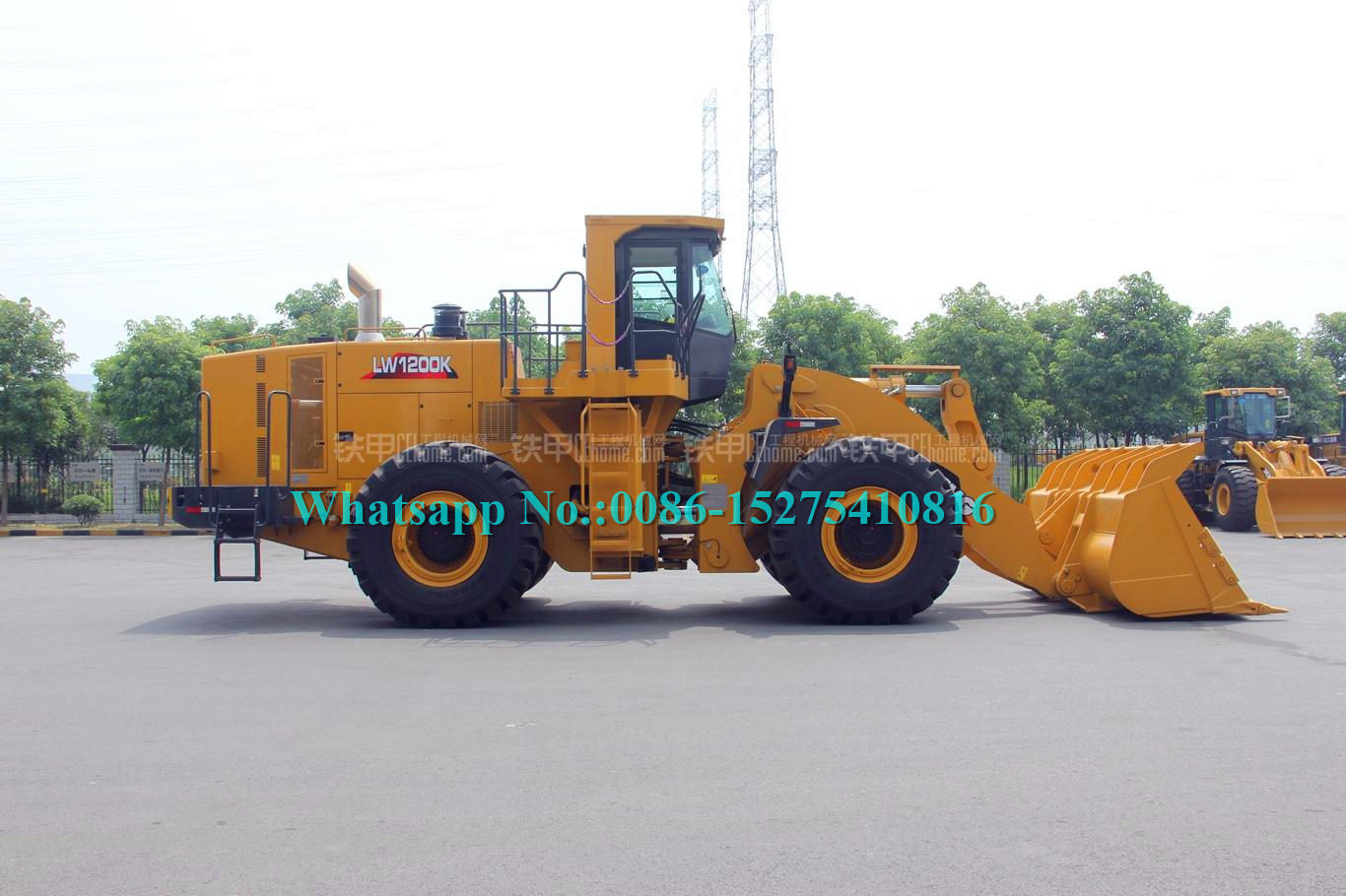 Largest Heavy Earth Moving Machinery 12 Ton XCMG Wheel Loader LW1200K