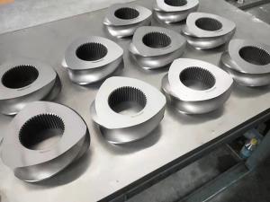 China Plastic Screw Extruder Machinery Parts for Puffed Pet Food Industry wholesale