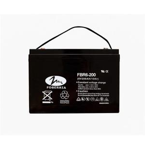China CE ISO9001 AGM 60A 6 Volt 200ah Lead Acid Battery wholesale