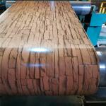 ISO9001 Wood Grain Prepainted Galvanized Steel Coils Color Coating For Building