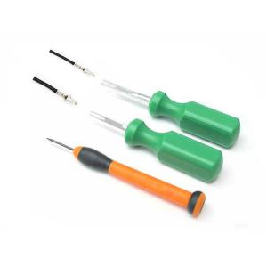 China 3pcs Screwdrivers Auto Connectors Crimping Pin Remover Terminals Removal Tool Kit wholesale