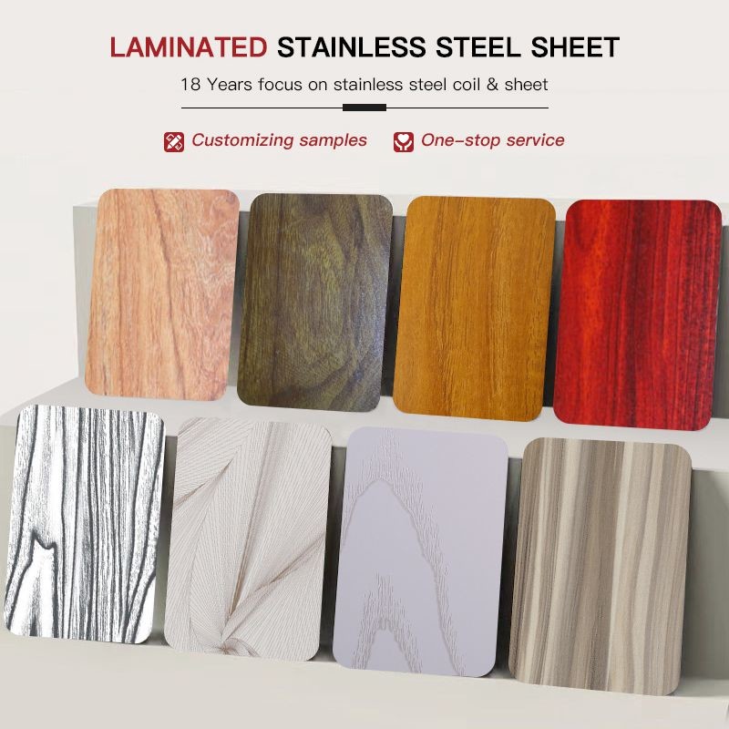 Customized Lamination Stainless Steel Plate 304 Decorative Stainless Steel Sheet