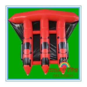 China Red 0.9mm PVC Inflatable Boat For Sea , Adult Inflatable Fly Fishing Boats(CY-M2728) wholesale