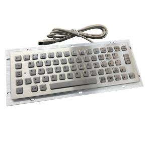 China KIOSK IP65 / IK07 Stainless Steel Industrial PC Keyboard SUS304 Waterproof Dustproof anti-vandalism Rear Panel Mounted -40℃ wholesale