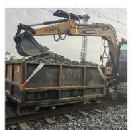 China Discharging Ballast Car Suitable For The Construction Of New Railway Lines wholesale