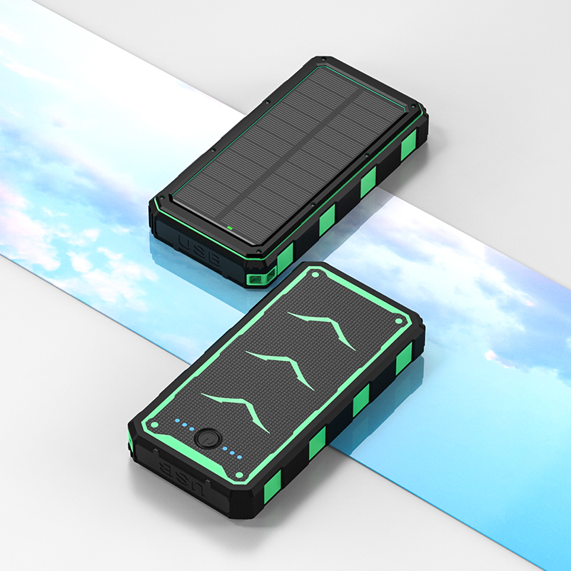 22.5W Output Solar Mobile Charger 20000mAh Wireless Charging Power Bank for Smartphones