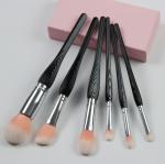6 Pieces Premium Cosmetic Makeup Brush Set Synthetic Vegan Hair