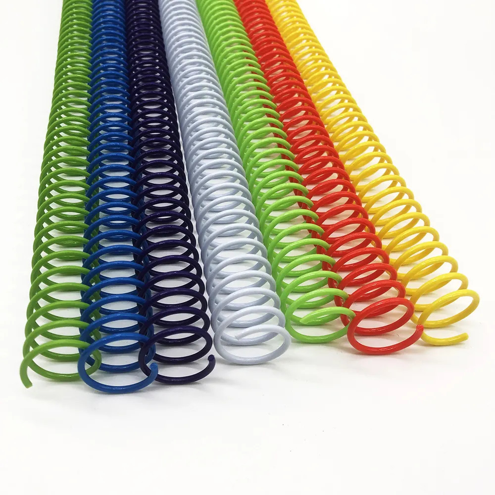Plastic PVC Binding Wire Filament Roll Spool For Office School Plastic PVC Binding Spiral Filament Roll Spool