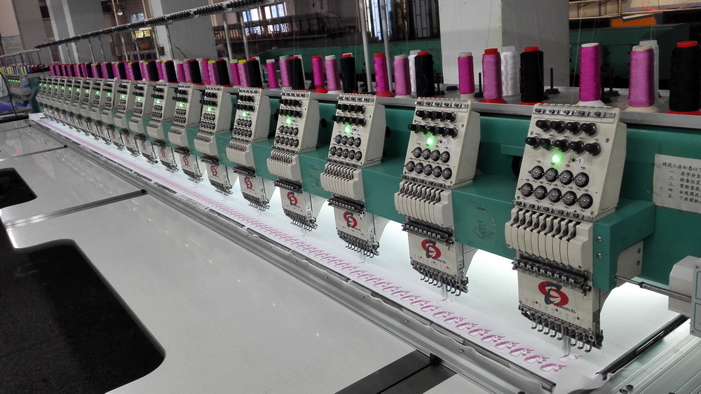Used Tajima Multi Head Embroidery Machine 20 Head 330 x 680mm Emb Area