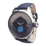 30mm Waterproof Men Slim Steel Quartz Watch Genuine Leather Band
