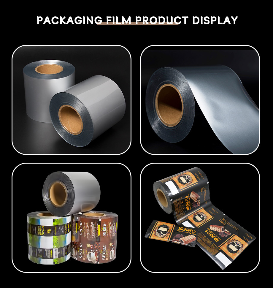 Custom Printed Aluminum Foil Film Packaging Bags High Barrier Food Grade Laminated Pouches for Snack/Coffee/Pharma, OEM/ODM Available
