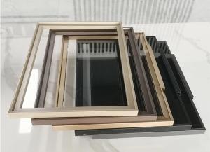 China Powder Coating Aluminium Edge Profile Narrow Frame For Kitchen Door ODM wholesale
