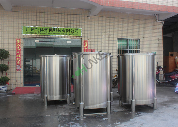 Stainless Ro Di Water Storage Tank For Liquid Chemical Storage 0.1m3 To 120m3
