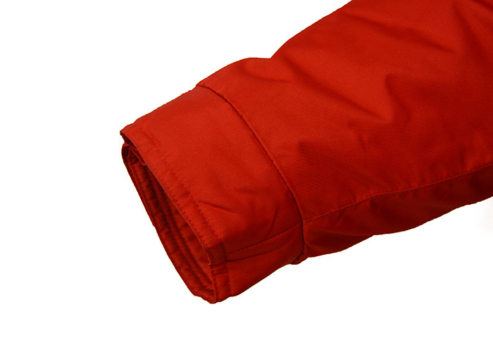 Red Color Mens Waterproof Overalls , European Size Cotton Work Coveralls