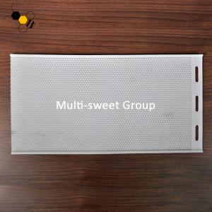 China White 5.4mm Cell 44*23cm Silicon Beeswax Foundation Press wholesale