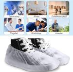 Waterproof Non-Slip CPE Disposable Boot Shoe Cover for Cleanroom Protection in
