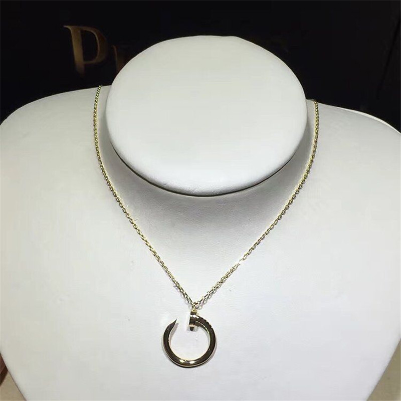 C glossy nail Neckla 18k gold white gold yellow gold rose gold bracelet Jewelry factory in Shenzhen, China
