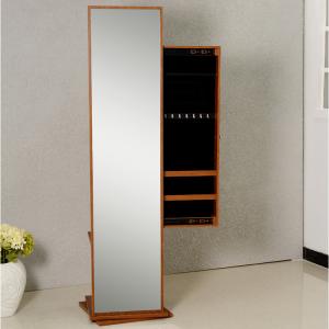 China Retro Rotatable 172cm Coat Rack Mirror Jewelry Armoire wholesale