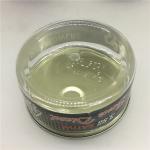 Easy Open 100ml Clear Plastic Cylinder Weed Packaging Can