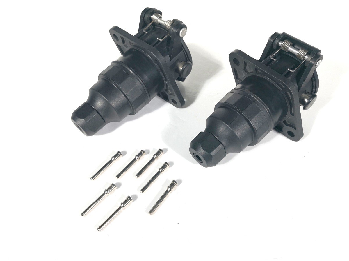 Professional Trailer Wiring Plugs And Sockets Iso7638 Certification