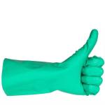 Men Palm Coating Nitrile Safety Glove Building Industry