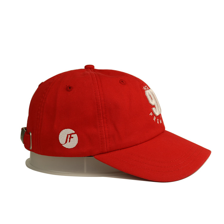 Bsci 3d Embroidery Custom Baseball Cap Embroidered Baseball Cap Hat With Custom Logo Metal Buckle Debossed