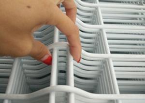 China White Vinyl Coated Welded Wire Fencing / Galvanised Welded Wire Mesh Panels wholesale