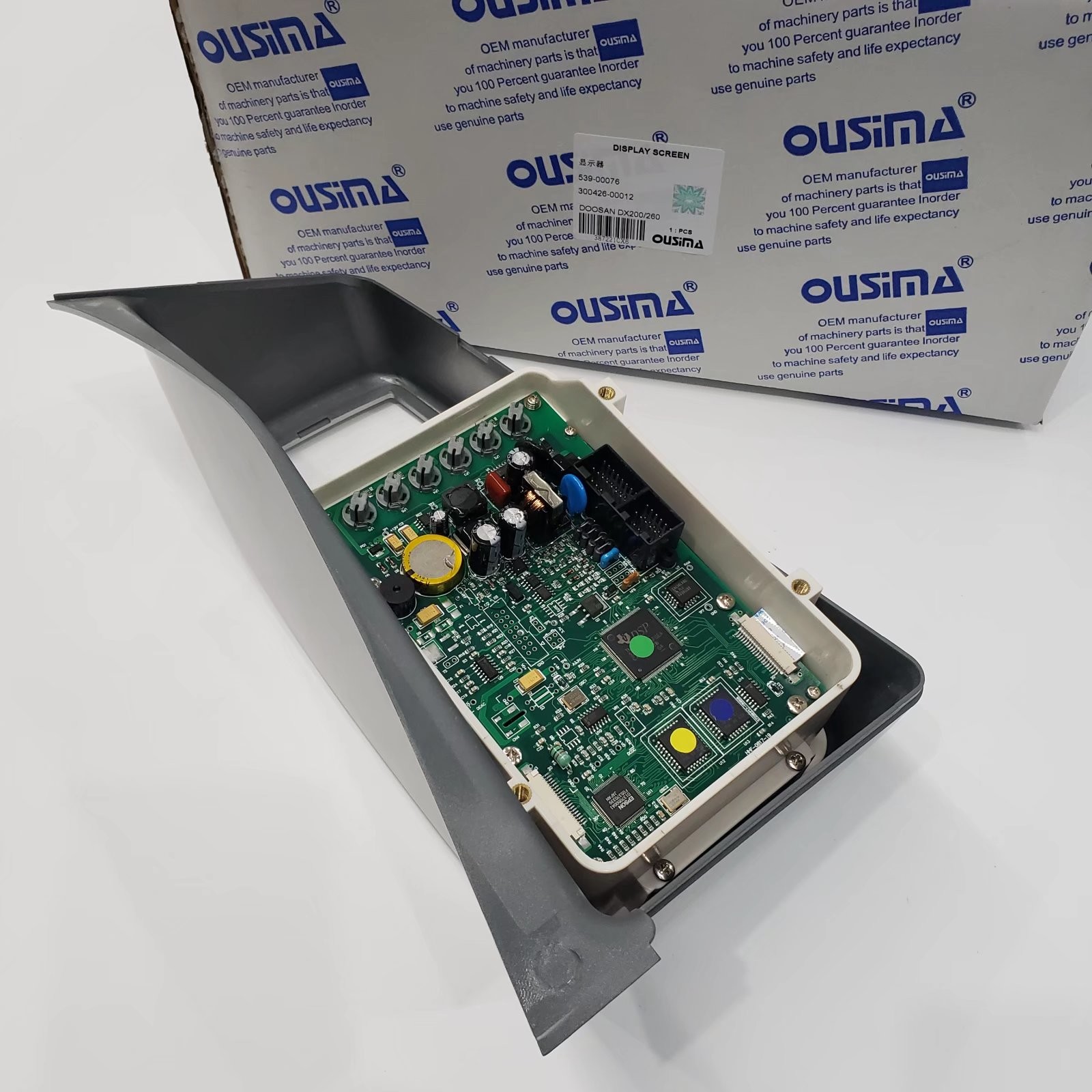 DX260 Display Panel Monitor , Doosan Excavator Parts 5539-00076 300426-00012