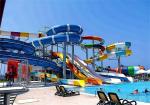 Aqua Theme Park Entertainment Rides Kids Water Play Fiberglass Water Slide