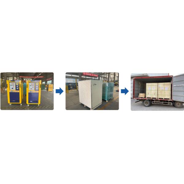 R22 R407c Refrigerant Ac Recovery Recycle Machine With 4HP Oil Less Compressor