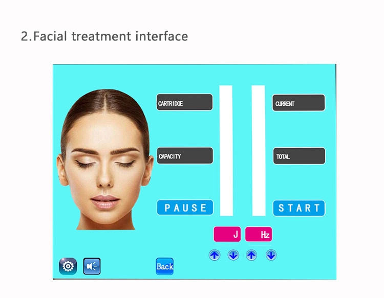 2 in 1 Vmax hifu +2D Hifu skin Tightening Hifu face lift Machine LF-416