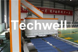 China Metal Colored Stone Coated Roof Tile Machine Environmental Modern Tile Making Machine wholesale