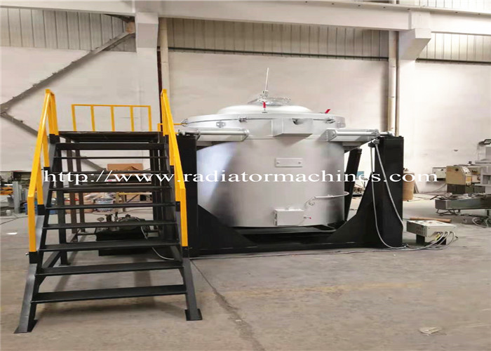 Aluminum Electric Metal Melting Furnaces Tilting 500KG Resistance 75kW