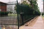 PVC Coated Ornamental Spear Top Security Steel Tubular Fence in Garden,Home