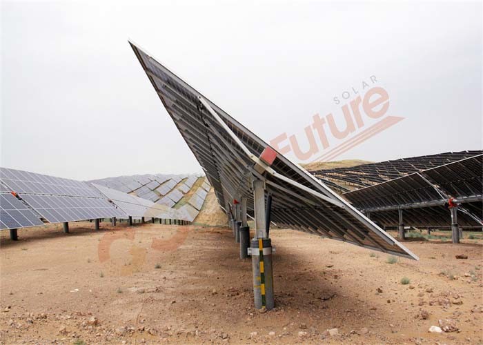 Easy Installation Single Axis Solar Tracker For Panels Structure