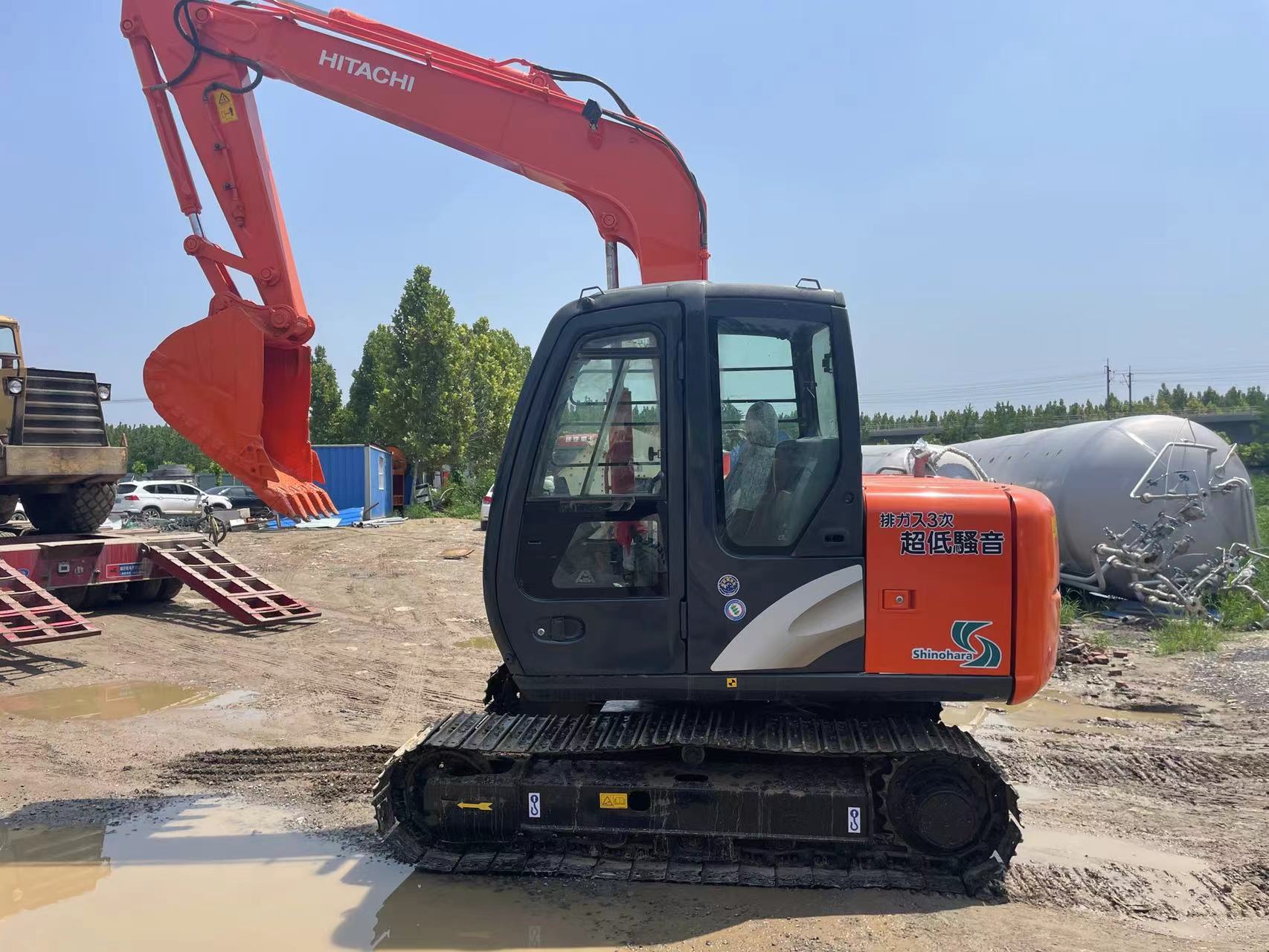 Zx70 Old Hitachi Mini Excavator Mini Hydraulic Excavator Construction Equipment