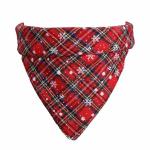 Customized Christmas Dog Bandana Waterproof Cotton Sustainable Bandana