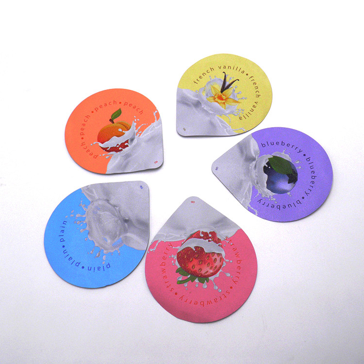 Food grade Plastic yogurt cups with aluminum foil lids