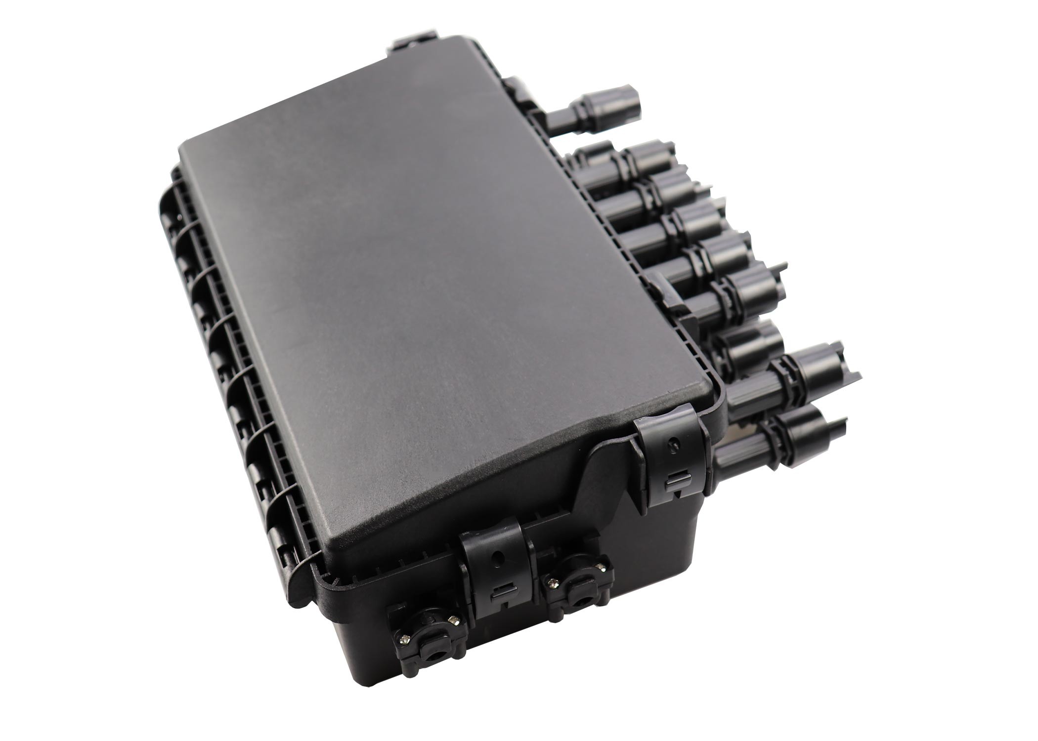 wall/pole/aerial 16 core optical fiber cable joint closure, PP+GF material IP68