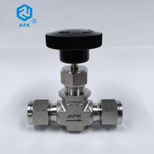 China PTFE High Pressure Needle Valve EN3.1 6000psi Stainless Steel wholesale