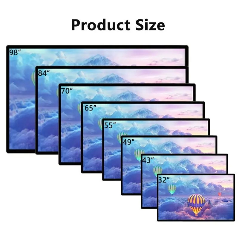Touch Screen Interactive Digital Kiosk 21.5 32 43 55 65 75 Inch Wall Hanging