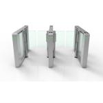 Brushless Motor Airport Waist High Turnstiles , Luxury Sliding Entrance Gate