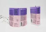 Adhesive VC Tube Printable Packaging Embossed Sticker Labels For Bottles