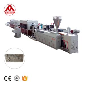 China Double-screw PVC Stone Siding Extrusion Line with Screw Design wholesale